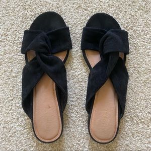 Suede Halogen Sandals